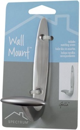 Galla Single Hook Screw Mount Chrome Steel Spectrum