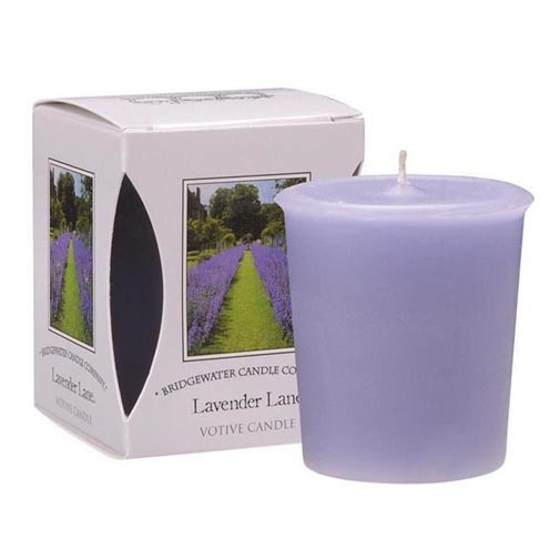 Bridgewater Candle, Boxed Votive - Lavender Lane