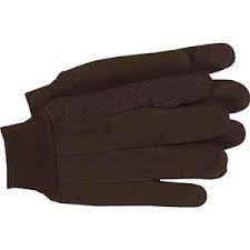 Jersey Gloves Brown Medium Ace