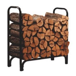 Panacea, Black Powder Coated Steel Log Rack