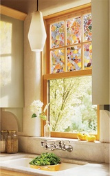 Artscape Multi-color Textured First Stained Glass 24 In. x 36 In. Indoor Window Film 24 in. W Cancel