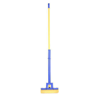 Easy Wring Roller Mop With Scour Strip 150Cm, (59In) Poly Foam Sunshine-Starmax