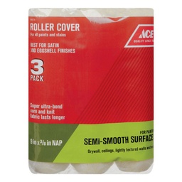 Semi Smooth Roller Cover 3 Pack One Coat Ace