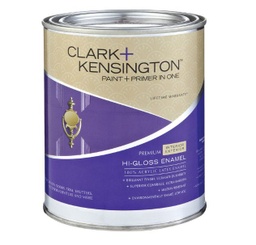 Ace Clark+Kensington High-Gloss Clean Red Acrylic Latex Paint and Primer Indoor and Outdoor 1