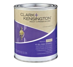 Ace Clark+Kensington High-Gloss Canary Yellow Acrylic Latex Paint and Primer Indoor and Outdoor