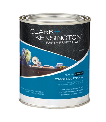 Ace Clark+Kensington Eggshell Tintable Base Ultra White Base Acrylic Latex Paint and Primer I