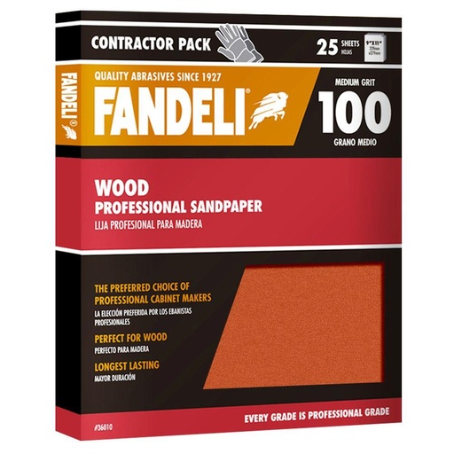 Medium Coarse Sandpaper 100 Grit 5Pcs 9In X 1