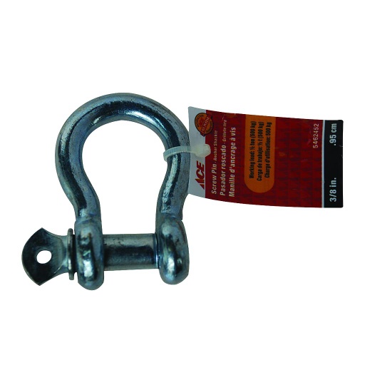 Screw Pin Anchor Shackle 3/8In (9.5Mm) Galvanized Ace