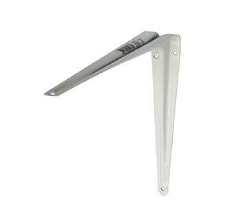 Shelf Bracket 10In X 12In (25.4Cm X 30.5Cm) Steel White Ace