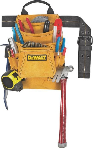 NAIL&TOOL BAG SUEDE10PKT.