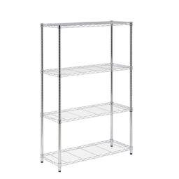 SHELF 4-TIER CHROME 250#.