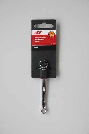 COMBINATION WRENCH 6MM ACE