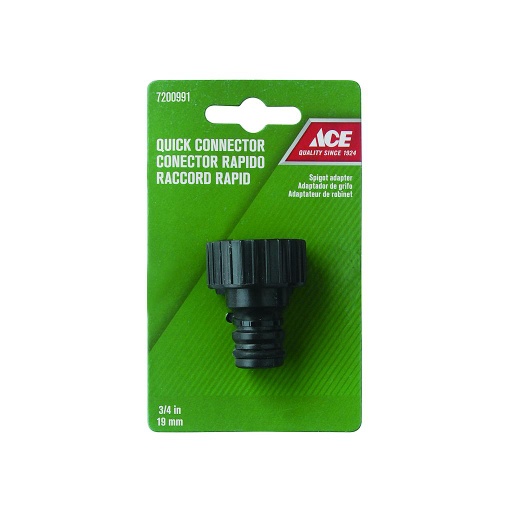 HOSE COUPLINGS QUICK CONNECTOR 1.90CM (.75IN)