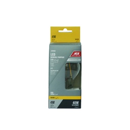 LED BULB 4WATT A19 E27 450 LUMENS CLEAR, LONG FILAMENTS WARM