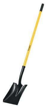SHOVEL SQUARE POINT STEEL 47IN, (1.2M) FIBERGLASS HOMEPLUS