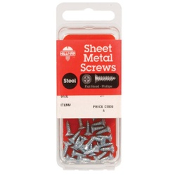 Hillman No. 6 x 5/8 in. L Phillips Flat Head Zinc-Plated Steel Sheet Metal Screws 20 pk