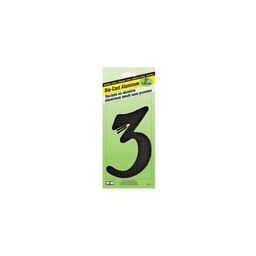 NUMBER HOUSE #3 BLK 3.5&quot;