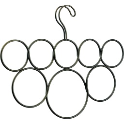 SCARF HOLDER 8 LOOP BRNZ