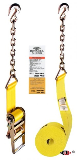 HEAVY DUTY VEHICLE RECOVERY 7" X 27" EYE AND EYE 