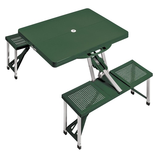 Picnic Time Oniva Steel Green Picnic Table