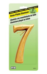 NUMBER HOUSE #7 BRS 3&quot;