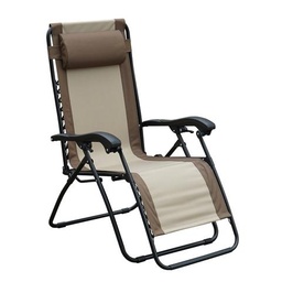 Living Accents Taupe Zero Gravity Relaxer Chair