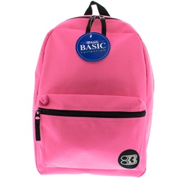 BAZIC 16&quot; FUCHSIA BASIC BACKPACK.
