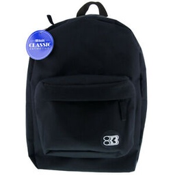 BAZIC 17&quot; BLACK CLASSIC BACKPACK