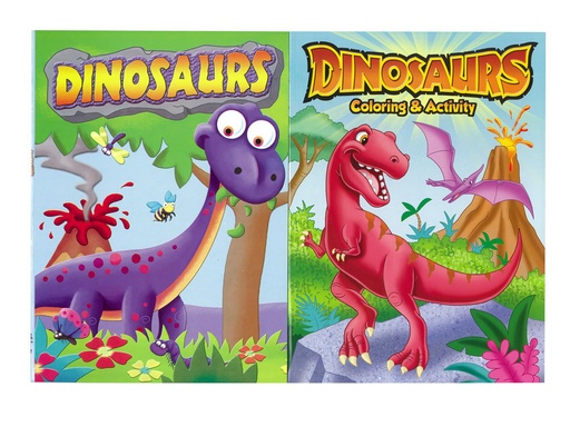 DINOSAURS COLORING & ACTIVITY BOOK
