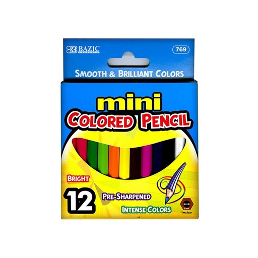 BAZIC 12 MINI COLOR PENCIL