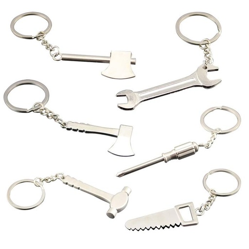 KEY RINGS 6-TOOLS ASST