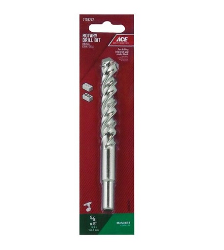 BIT DRILL ROTARY 5/8X6”.