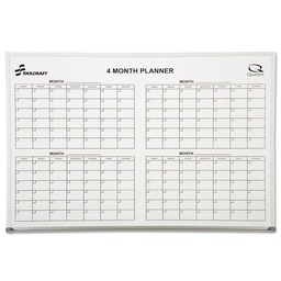 [50] Quartet, 1-Month Cubicle Calendar Board