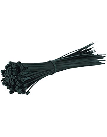 TIES CABLE 6" BLK 100P