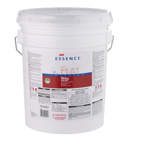 Ace Essence Flat Ultra White Acrylic Latex Paint Indoor 5 gal