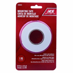 WHITE MOUNTING TAPE .75IN X