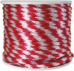 ROPE DERBY RD/WH 5/8X200