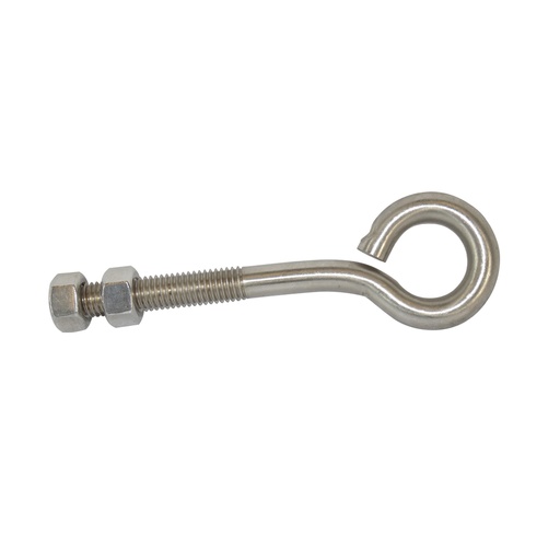 EYEBOLT W/NUT SS 10-24 X 2