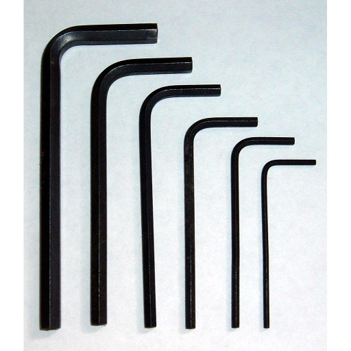 HEX KEYS SHORT ARM 5/46