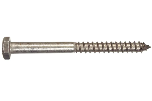 LAG SCREW SS 3/8X1-1/4