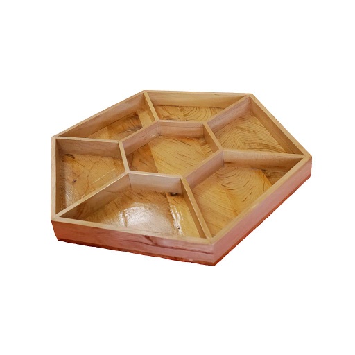 Dry Fruit Wooden Server