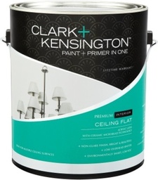 Ace Clark+Kensington Flat White Acrylic Latex Ceiling Paint and Primer in One Indoor 1 gal
