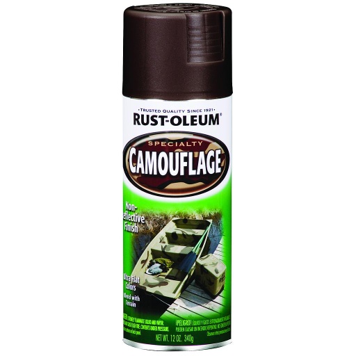 SPRY PAINT BRN CAMO 12OZ.