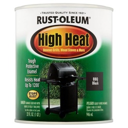 HI-HEAT PAINT BLK  QT
