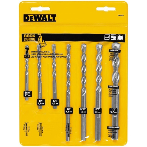 DRILL BIT SET 7PC.