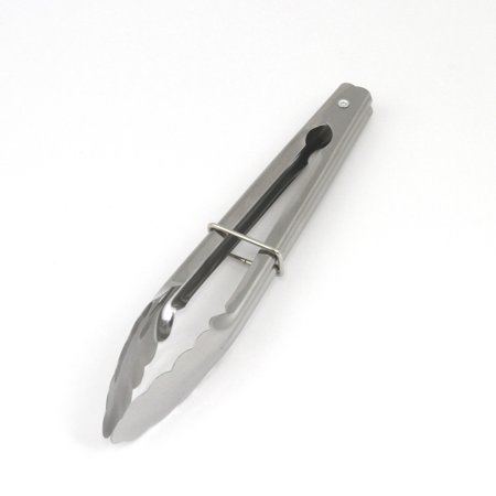 Chef Craft 2 in. W x 9 in. L Silver Stainless Steel Tongs.