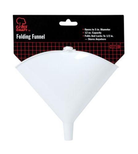 Chef Craft White 5 in. H Plastic 12 oz Funnel