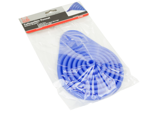 Chef Craft Blue 5 in. H Plastic Funnel.