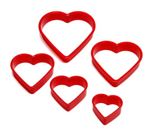 Chef Craft 5.25 in. W x 5.25 in. L Red Plastic Cookie Cutter.