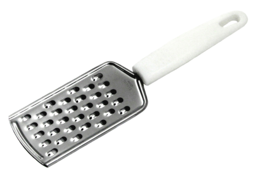 Chef Craft 2.25x9.5 in L Wh/Sl Plastic/S Steel Flat Grater